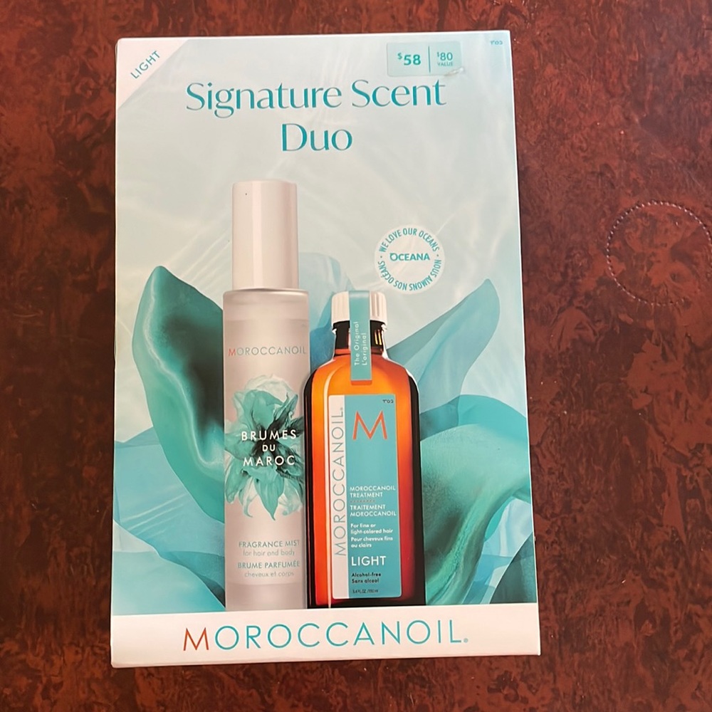 NIB Moroccanoil Signature Scent Duo
